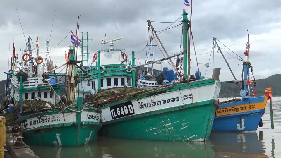 คลื่นแรงเรือจอดยาว! อาหารทะเลขาดตลาดสงขลา ปลาอ่าวไทยหาย กุ้งสดทะเลสาบราคาพุ่ง