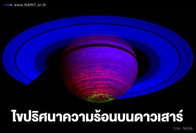 ไขปริศนาแหล่งกำเนิดความร้อนบน “ดาวเสาร์”