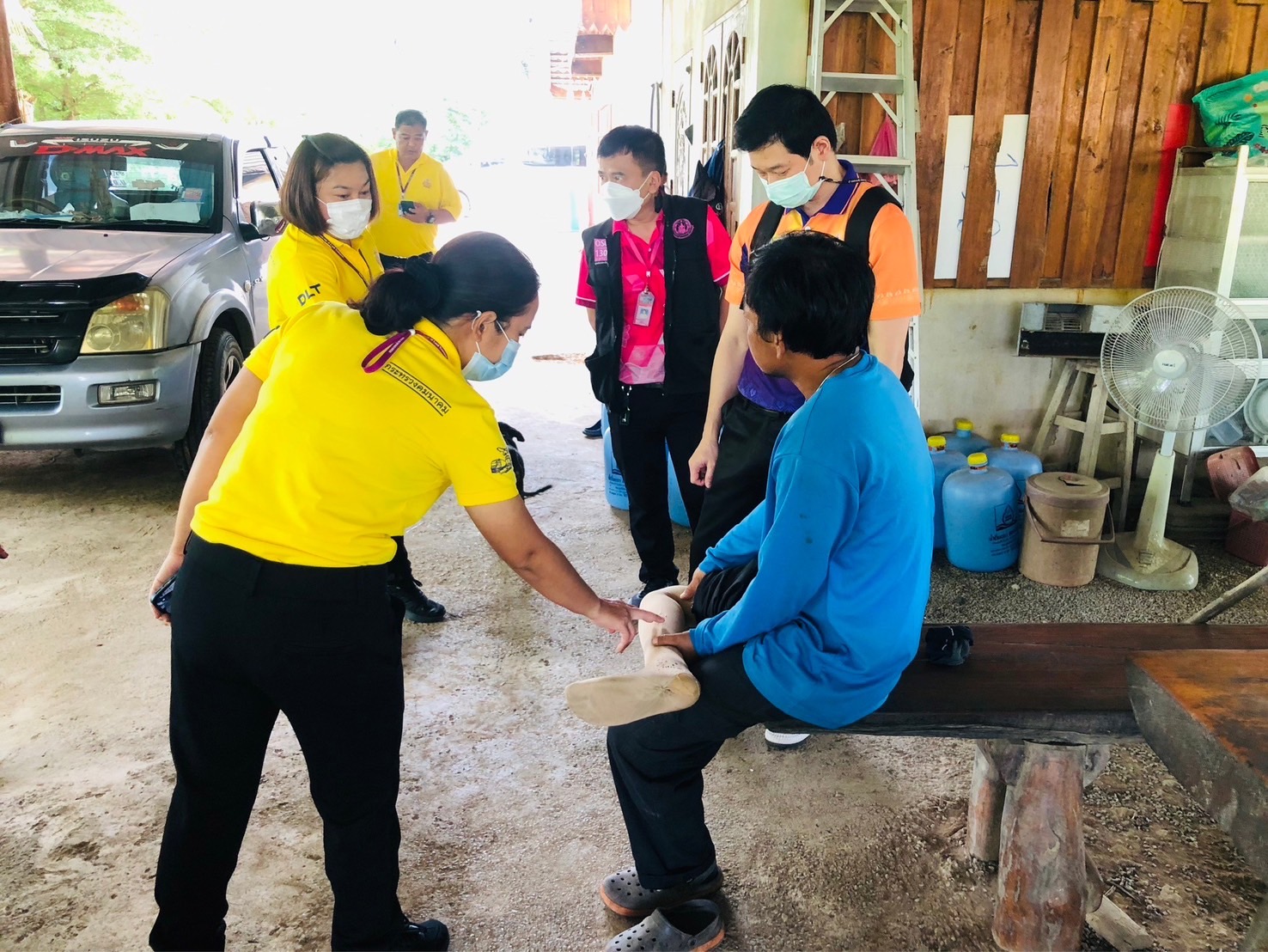 ขนส่งอุตรดิตถ์ลงพื้นที่ออกตรวจติดตามการใช้งานอุปกรณ์ช่วยเหลือผู้พิการ 