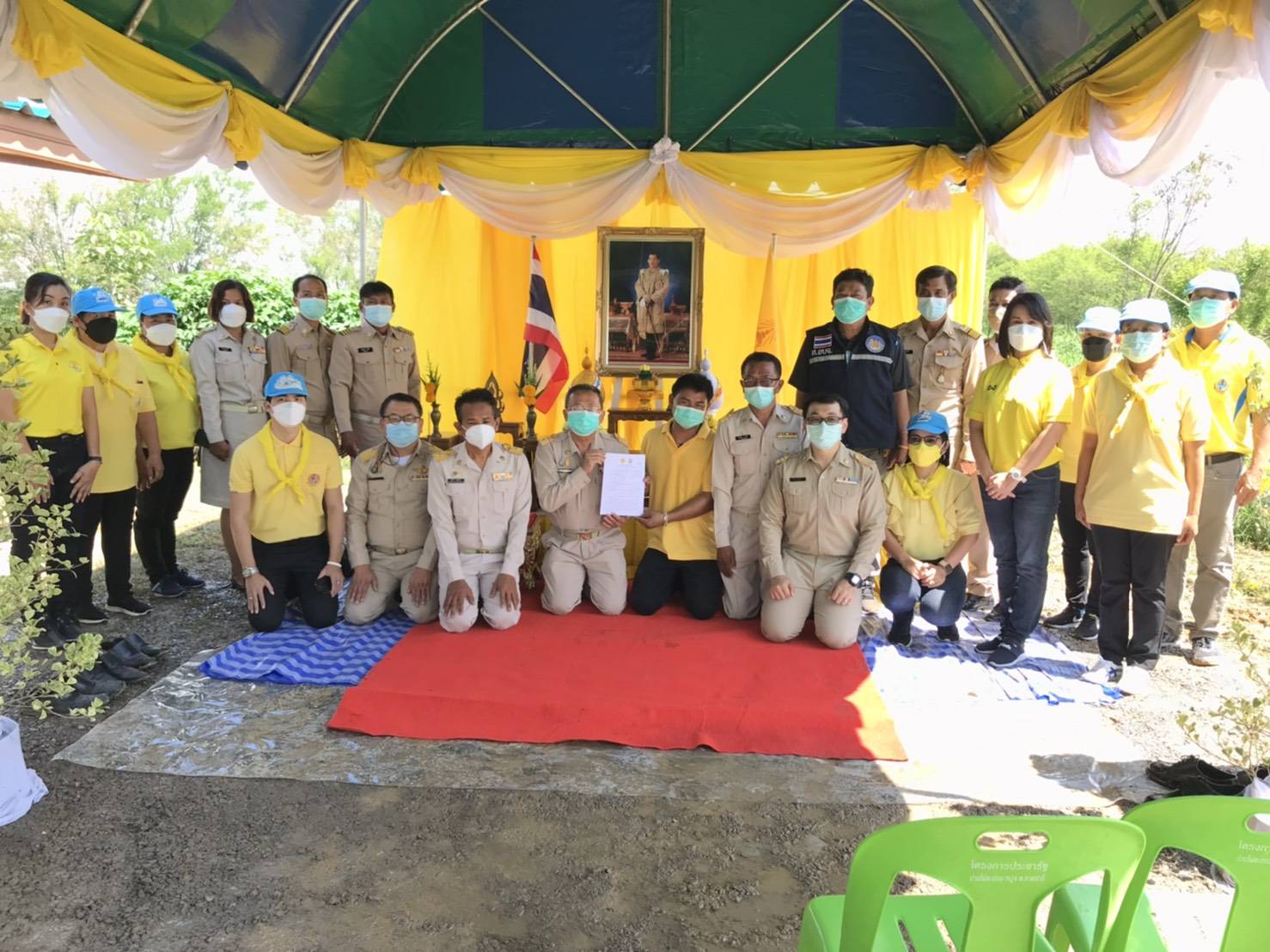  ปศุสัตว์จังหวัดลพบุรี จัดพิธีมอบกระบือพระราชทาน  โครงการธนาคารโค-กระบือ เพื่อเกษตรกรตามพระราชดำริ