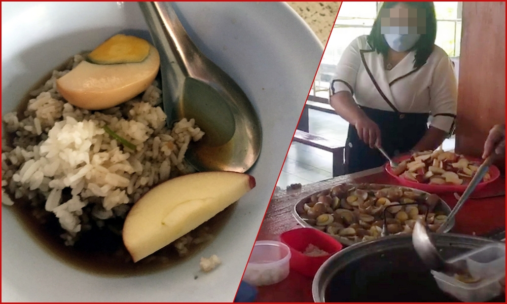 ผู้ปกครองร้องสื่อ แฉอาหารกลางวันนักเรียน ไข่พะโล้ครึ่งซีก-ผลไม้หนึ่งเสี้ยว