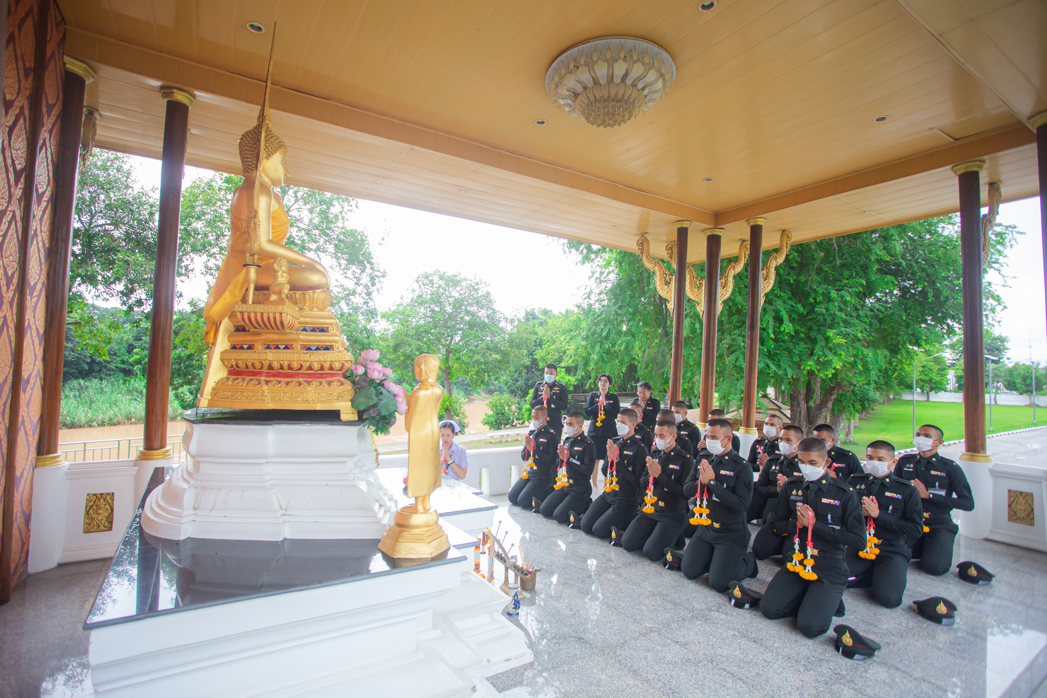 รพ.ค่ายสมเด็จพระนเรศวรมหาราชฝึกอบรมการปฏิบัติงานให้แก่นักเรียนนายสิบทหารบก รุ่นที่ 27