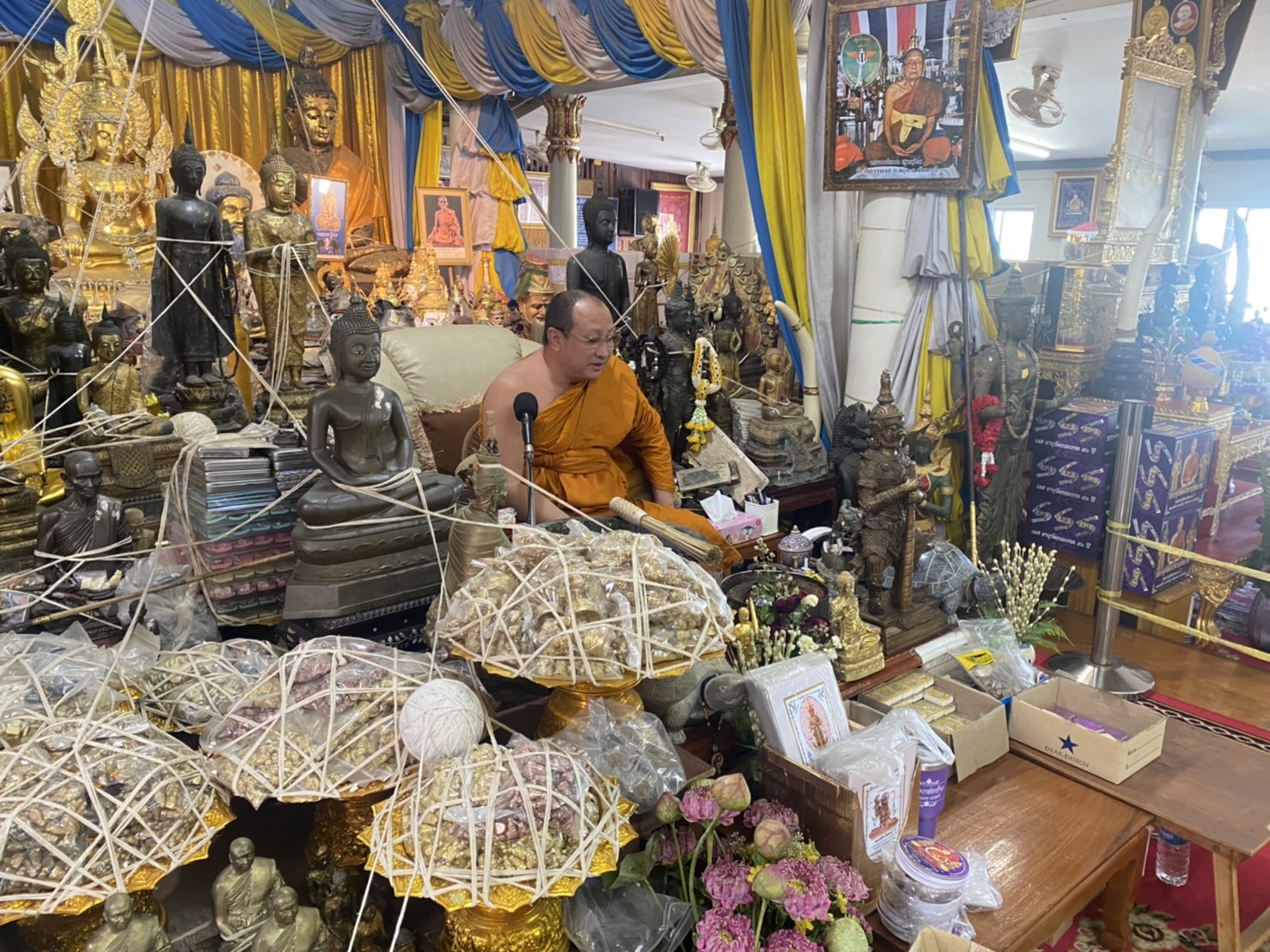 หลวงพ่อช้างวัดจุกเฌอให้พรนักเตะอคาเดมีสนามชัยเขต​  เป็นตัวแทนไปแข่งขันกีฬาแห่งชาติ