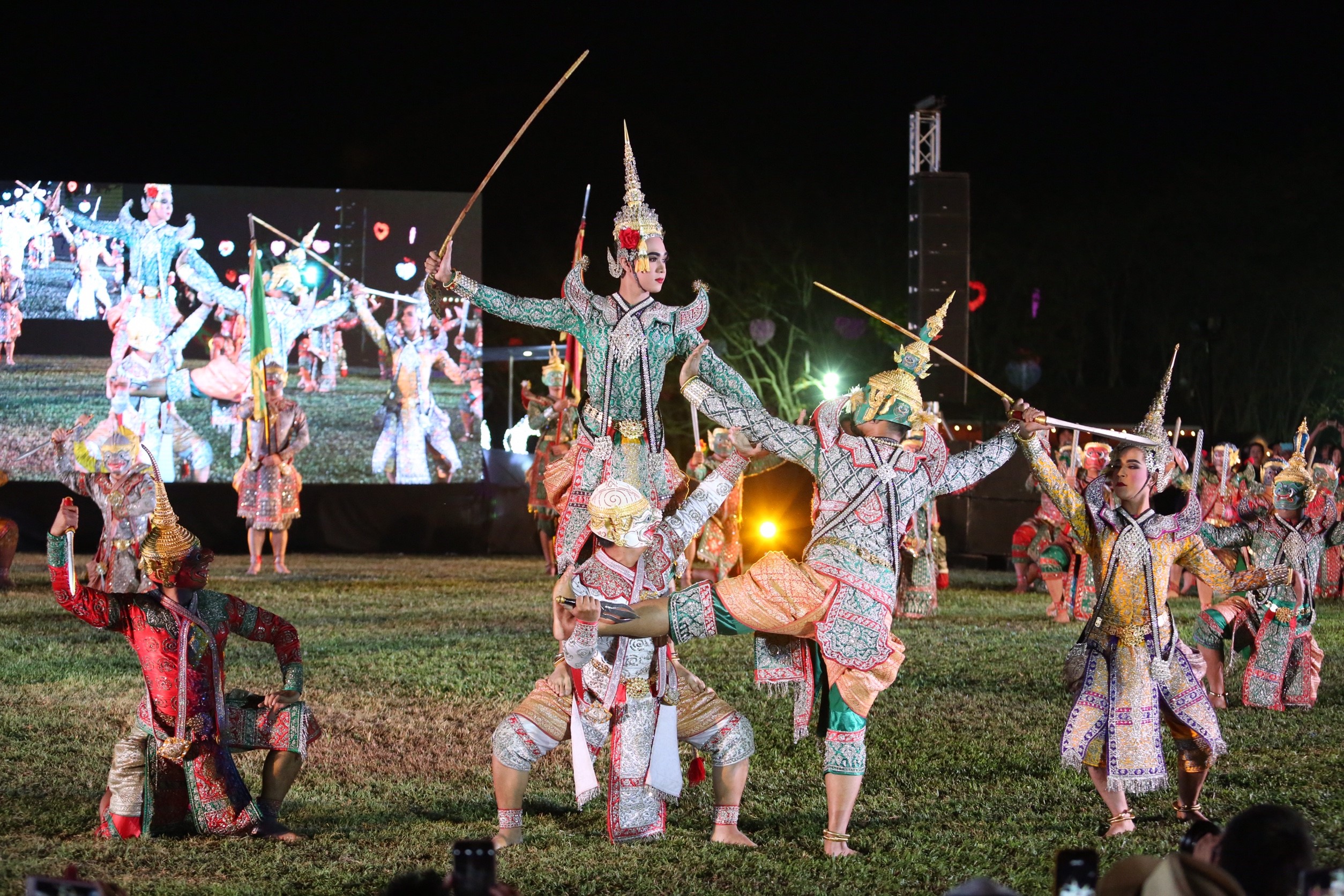 สุดยิ่งใหญ่ มรดกไทย"โขนกลางแปลง" แบบใกล้ชิดคนดู 14-15 ก.พ. ที่สิงห์ปาร์ค เชียงราย