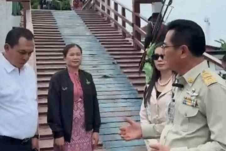 ลงพื้นที่ตรวจการปรับปรุงสะพานข้ามคลองภาษีเจริญ