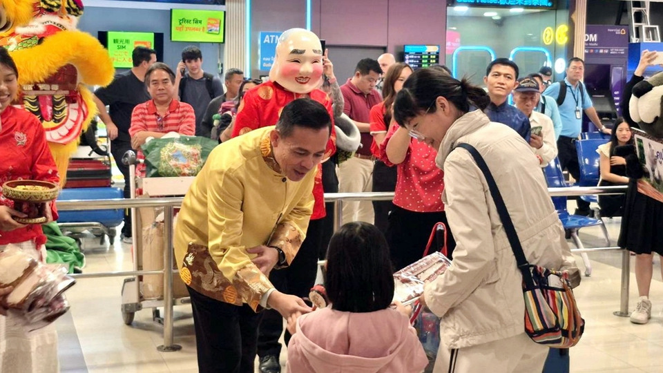สนามบินเชียงใหม่จัดฉลองตรุษจีน 2569 ผู้โดยสารคึกคัก เที่ยวบินเพิ่ม 5%