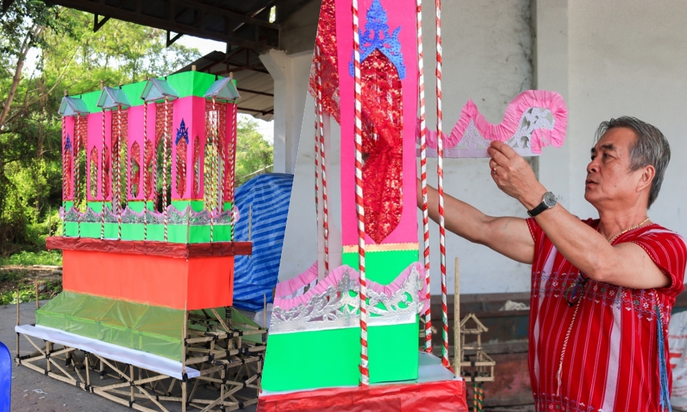 ชุมชนบ้านขุนกลาง-นาหมากปิน ร่วมตกแต่ง "ผ่องส่างอุ๊กปุ๊ก" เตรียมงานประเพณีลอยกระทง สิบสองมนล่องผ่องไต ปี 65