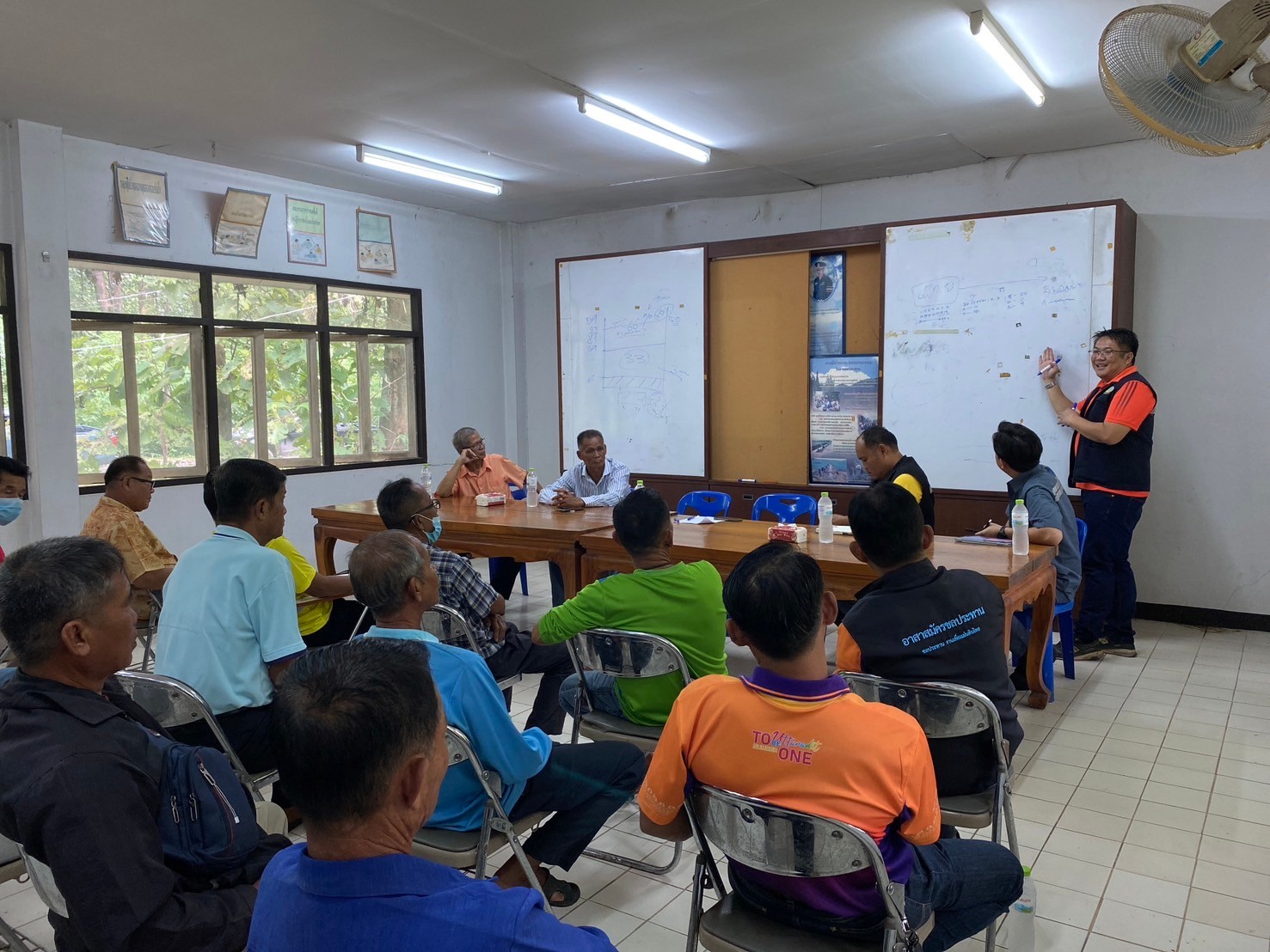 ชป.อุตรดิตถ์  จัดประชุมชี้แจงถึงสถานการณ์น้ำของอ่างเก็บน้ำคลองตรอน