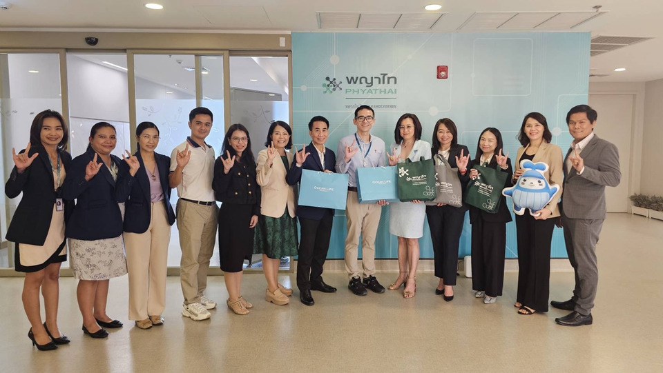 OCEAN LIFE ไทยสมุทร เข้าเยี่ยมโรงพยาบาลพญาไท พหลโยธิน