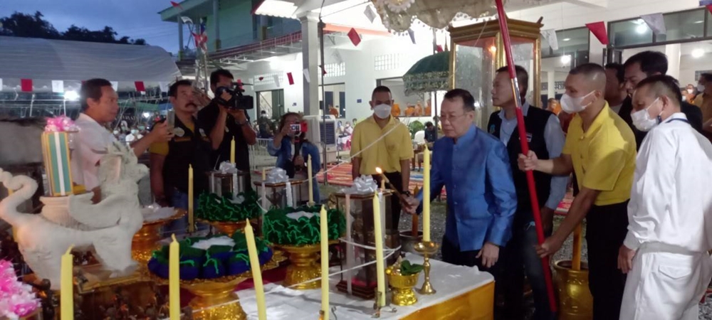 หม่อมราชวงศ์จิราคม กิติยากร บำเพ็ญกุศล​ประกอบพิธีเททองหล่อพระสีวลี วัดช้างชนศิริราษฎร์​บำรุง