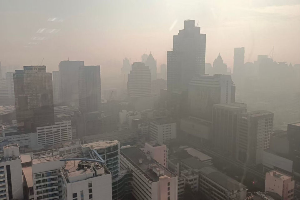 ค่าฝุ่นกทม.วันนี้! คุณภาพอากาศเกณฑ์ปานกลาง ระดับสีเหลือง