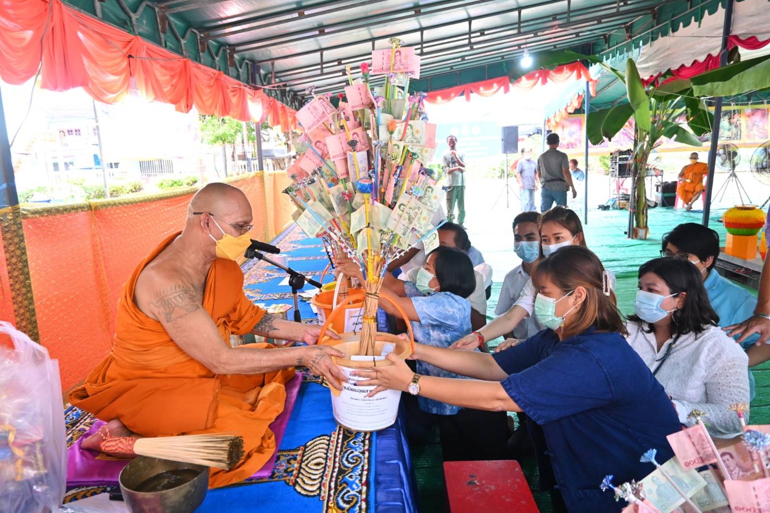 ร่วมทำบุญเป็นเจ้ากัณฑ์เทศน์มหาชาติวัดพลา ระยอง 