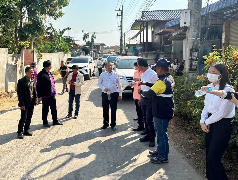 “รองเอ็ด” ที่ปรึกษา รมว.ดีอีเอส ลงพื้นที่ดูถนนพังเสียหาย เพื่อเร่งแก้ไข