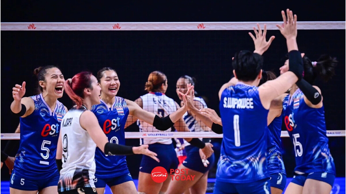 ร่วมเชียร์! "วอลเลย์บอลเนชันส์ลีก 2024" ตุรกี พบ ไทย เวลา 16.00 น.