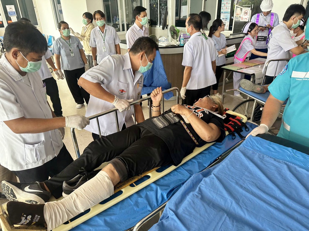 กาฬสินธุ์ซ้อมแผนระงับเหตุรุนแรง พร้อมรับมือช่วงเทศกาลสงกรานต์ 2568