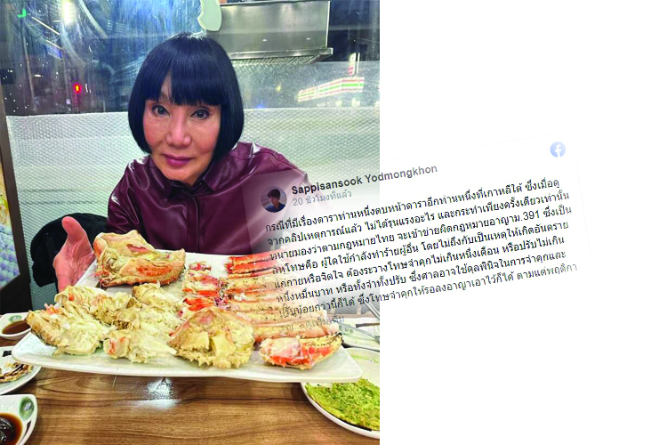 "ม้า อรนภา" โพสต์ ขอบคุณทนาย ให้ความรู้คดีลหุโทษในต่างแดน เอามาฟ้องคดีที่ศาลไทยไม่ได้