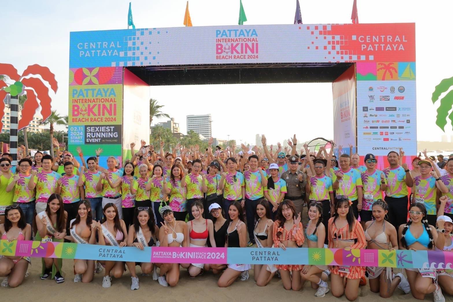 นักวิ่งสุดเซ็กซี่ครึ่งหมื่นกระหึ่ม Bikini Run ท้าลมหนาวอ่าวพัทยา