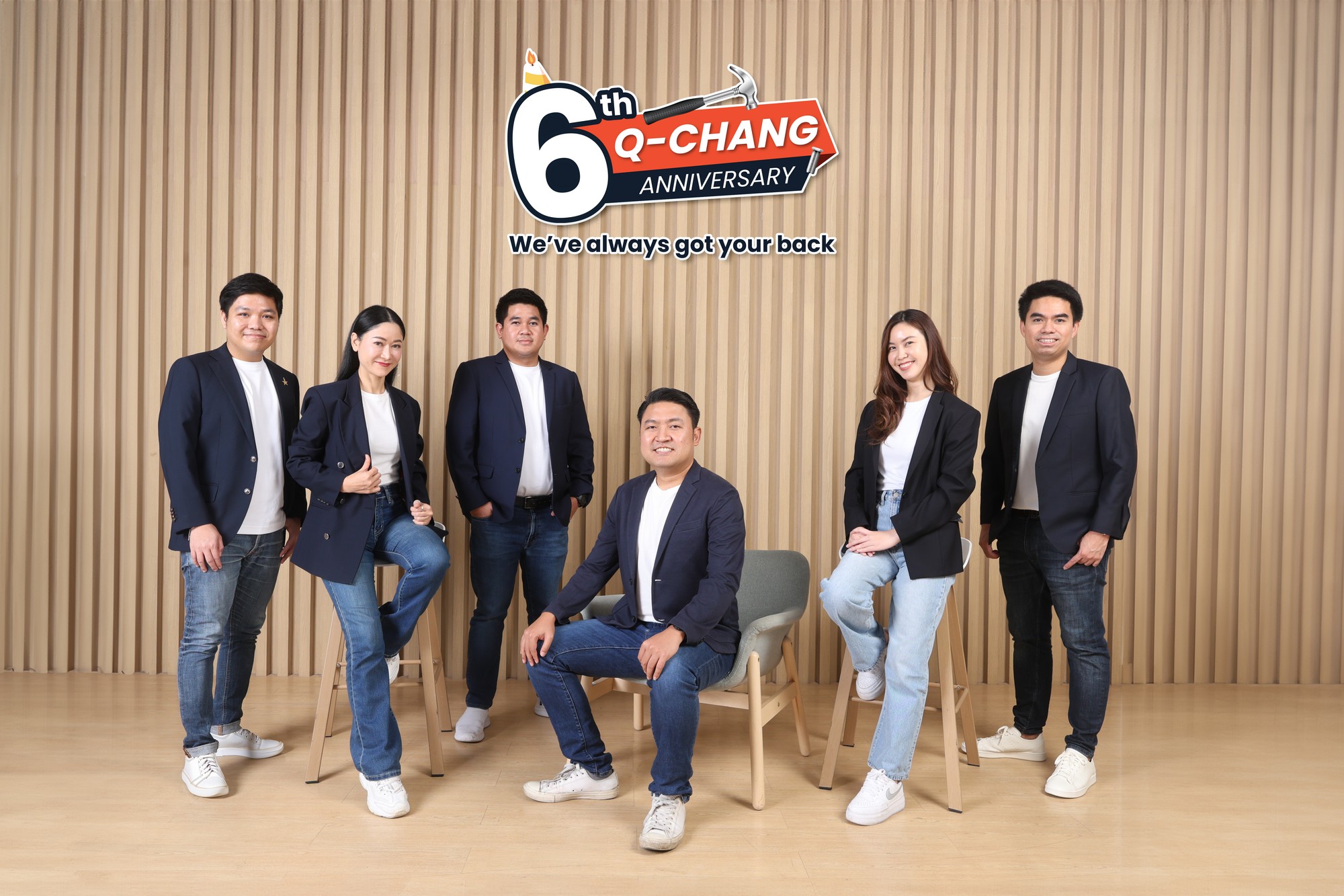 Q-CHANG ครบรอบ 6 ปี ลูกค้า-ช่างให้เป็น Back up ทุกบริการเรื่องบ้านกว่า 3 แสนหลังทั่วประเทศ ชัวร์ตั้งเเต่เริ่ม