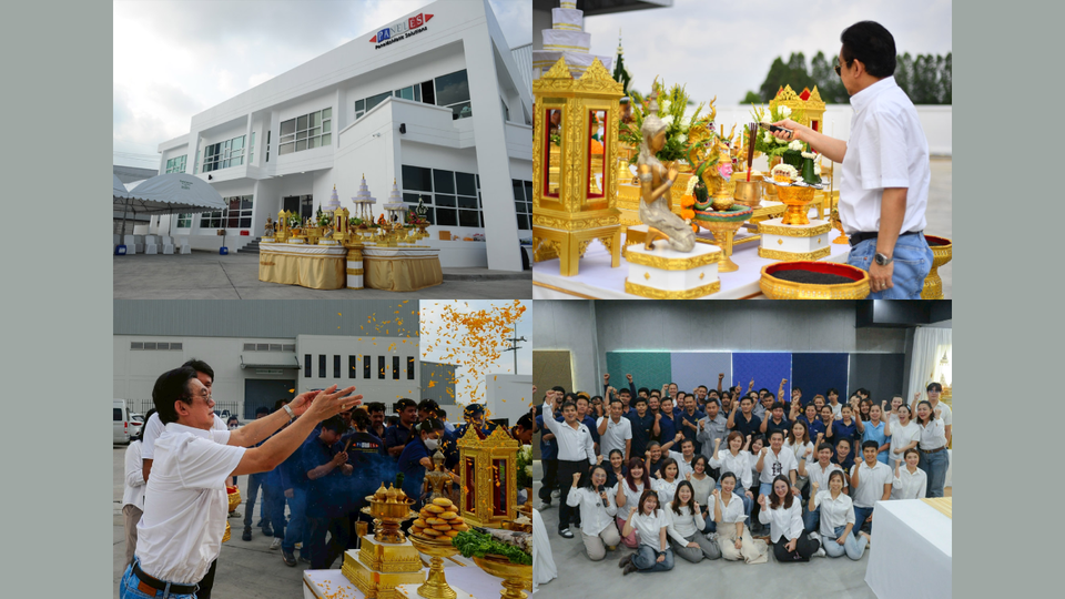 PANEL ฤกษ์ดีจัดพิธีบวงสรวงโรงงานใหม่ นิคมอุตสาหกรรมชุมนุมทรัพย์ จ.ปทุมธานี