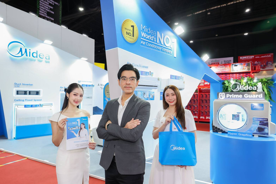Midea ร่วม “สถาปนิก’69” เดินหน้าปั้นฐานผลิตคุณภาพสูง โชว์นวัตกรรม แอร์ AI ประหยัดไฟ 30% ผลักดันไทยสู่ Hub อาเซียน