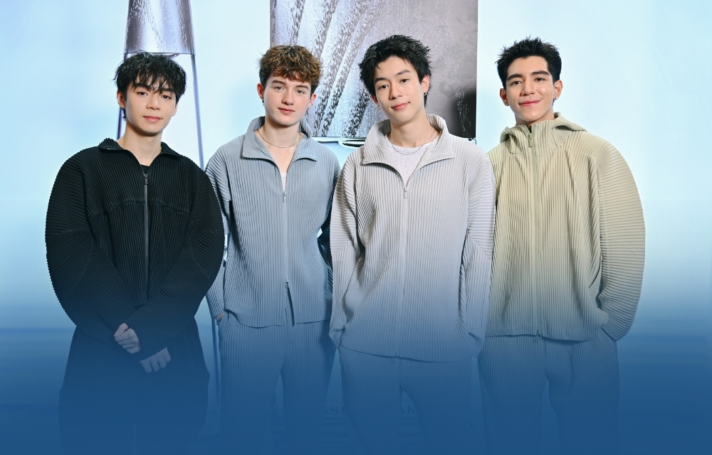 "พีเจ-นิว-เลออน-ไป๊ป" 4 หนุ่ม GELBOYS สถานะชวนกั๊กใจ ร่วมงานเปิดตัวน้ำหอม ISSEY MIYAKE สุดหอมละมุน