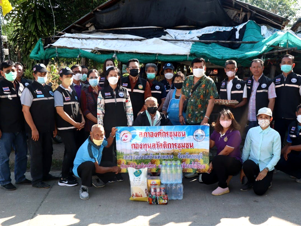 เทศบาลตำบลบ้านท่าหลวง ออกเยี่ยมผู้พิการ-ผู้ป่วยติดเตียง เพื่อเป็นขวัญและกำลังใจ