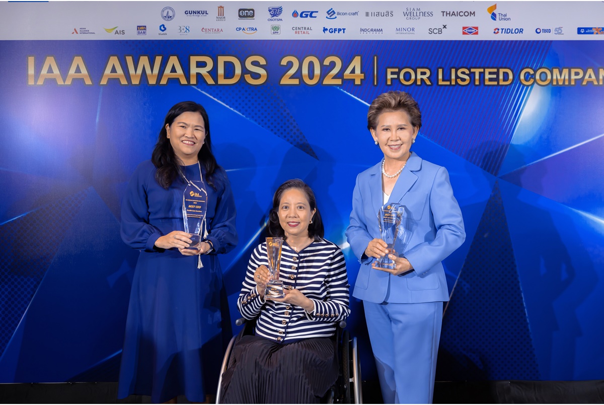 BDMS คว้า 3 รางวัลผู้บริหารยอดเยี่ยมจากสมาคมนักวิเคราะห์การลงทุนในงาน IAA Awards : Awards for Listed Companies 2024