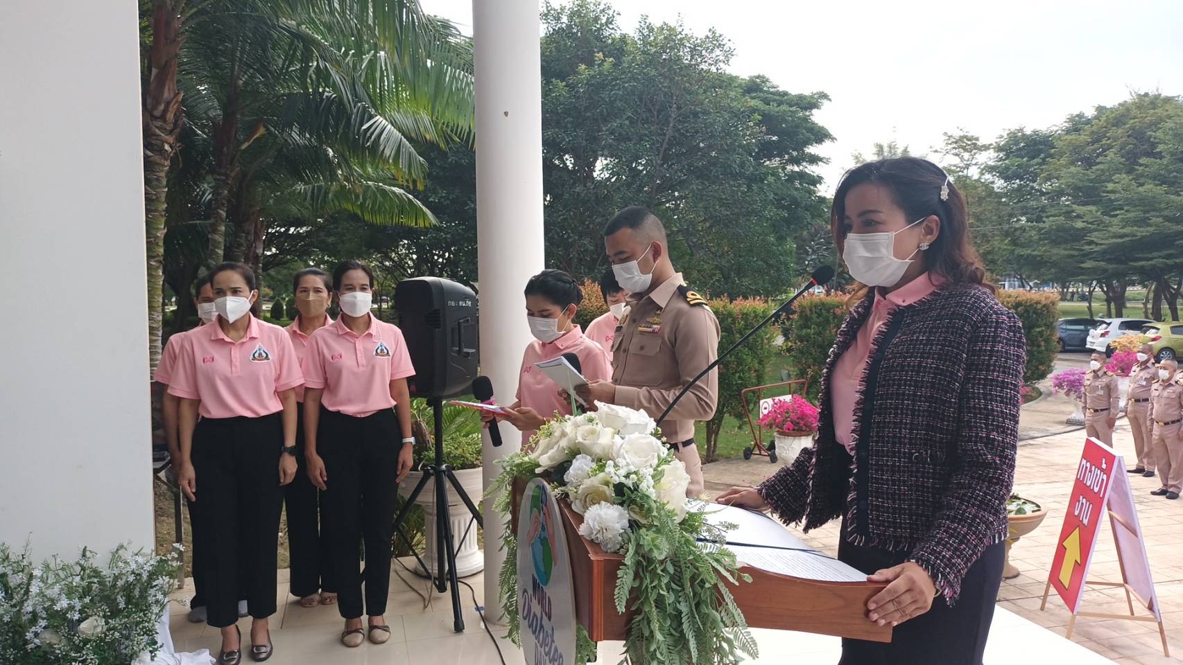 กองทัพเรือ จัดกิจกรรมวันเบาหวานโลก "WORLD DIABETES DAY" บริการฟรี พร้อมมอบรางวัลผู้ป่วยคุมน้ำตาลได้ดี 