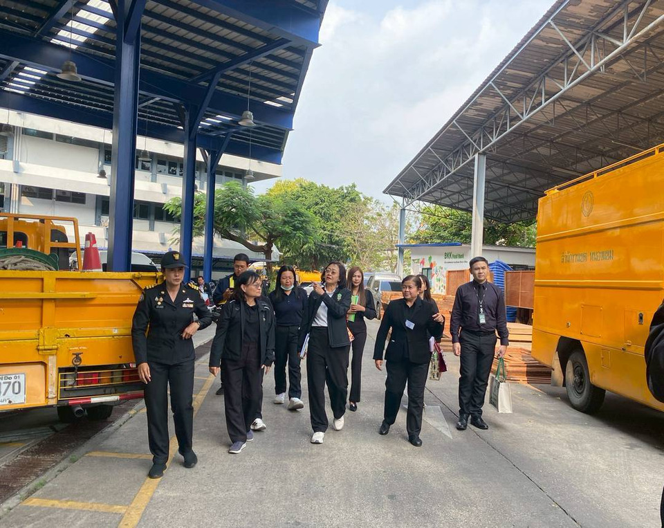 ลงพื้นที่ตรวจการเตรียมความพร้อมก่อนการจัดการเลือกตั้ง เขตเลือกตั้งที่ 28 กทม.