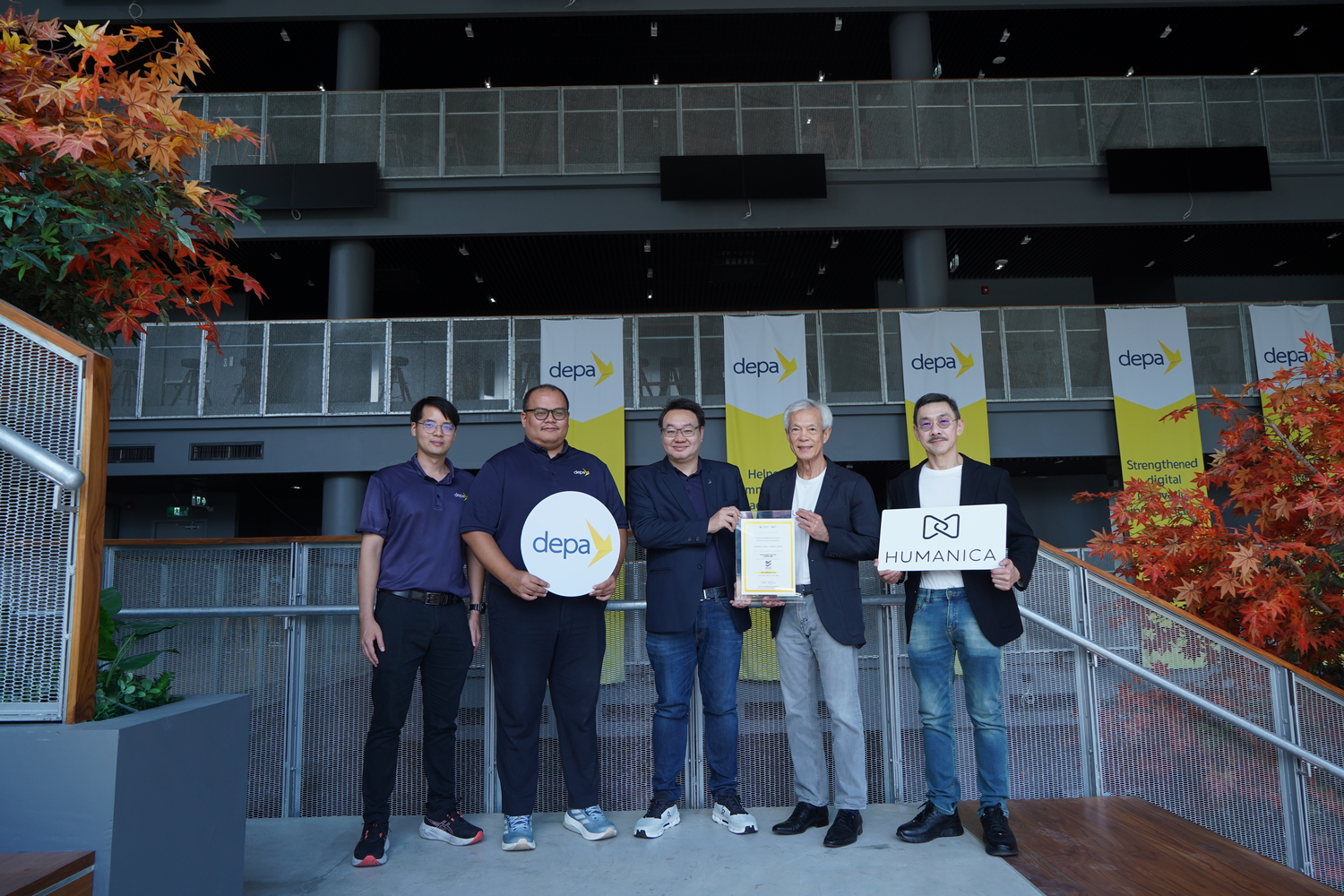 “ฮิวแมนิก้า” ได้รับการรับรองมาตรฐาน dSURE ระดับ 2 ดาว จาก depa และขึ้นทะเบียนในบัญชีบริการดิจิทัล