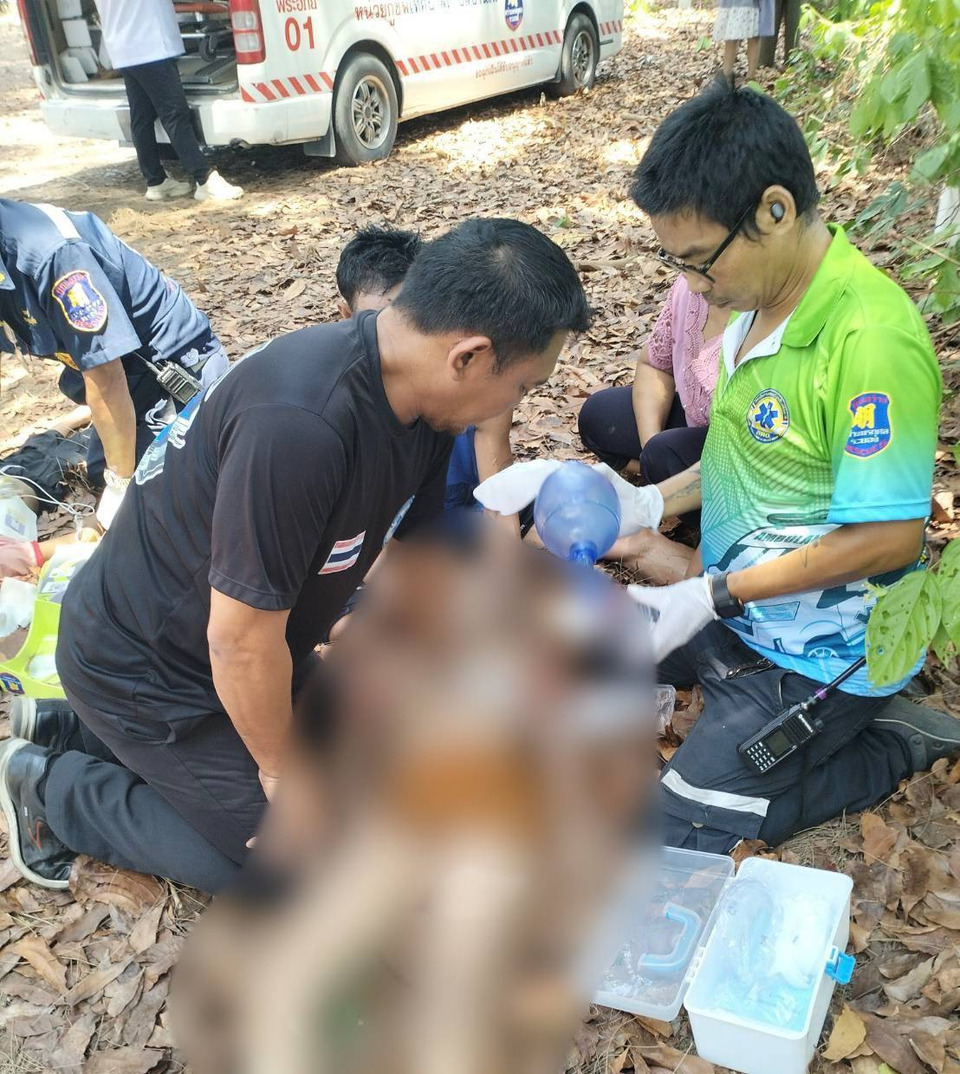 สลดสงกรานต์! 2พี่น้องชาวเมียนมา จมน้ำบ่อดินหลังรีสอร์ท “พ่อ-แม่”ช่วยไม่ทัน