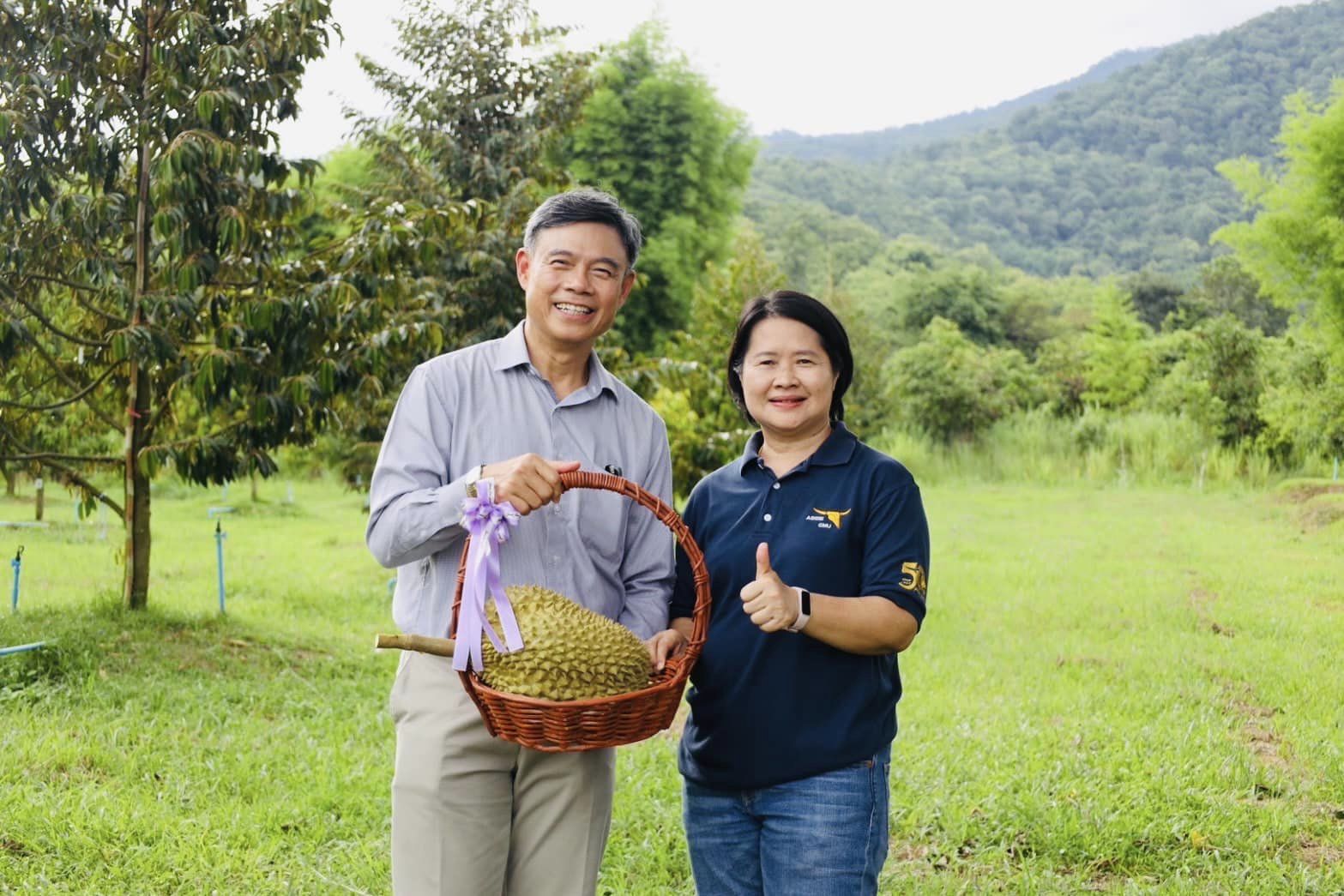  “ทุเรียนหมอนทองล้านนาแม่เหียะ” จากแปลงสาธิต มช. เนื้อแห้งหนา เมล็ดลีบ รสชาติหวานมัน 