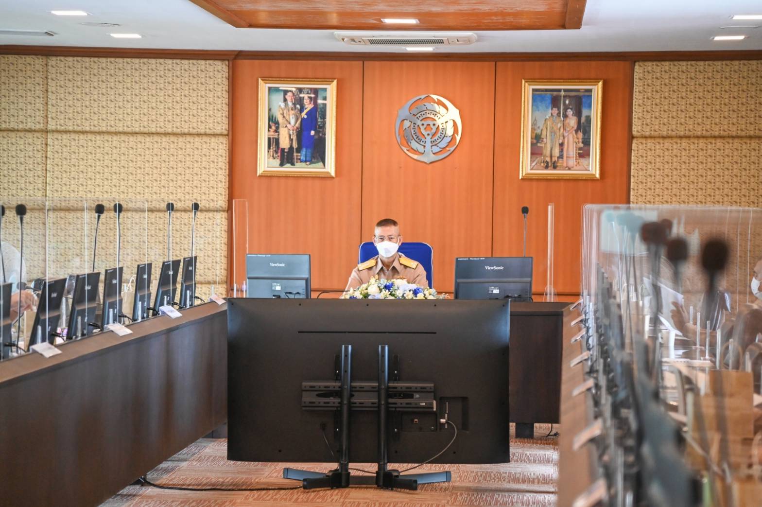 ผู้บัญชาการโรงเรียนนายเรือเป็นประธานประชุมการพัฒนาสมรรถนะนักเรียนทหารของเหล่าทัพและนักเรียนตำรวจ