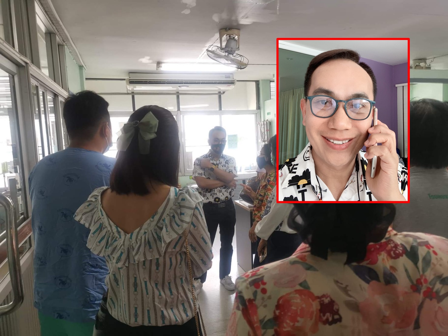 'ผอ.โรงพยาบาลศรีสะเกษ' แจ้งพรุ่งนี้ขอย้ายจุดตรวจที่ 'รพ.ปริ้นซ์' ลดแออัด