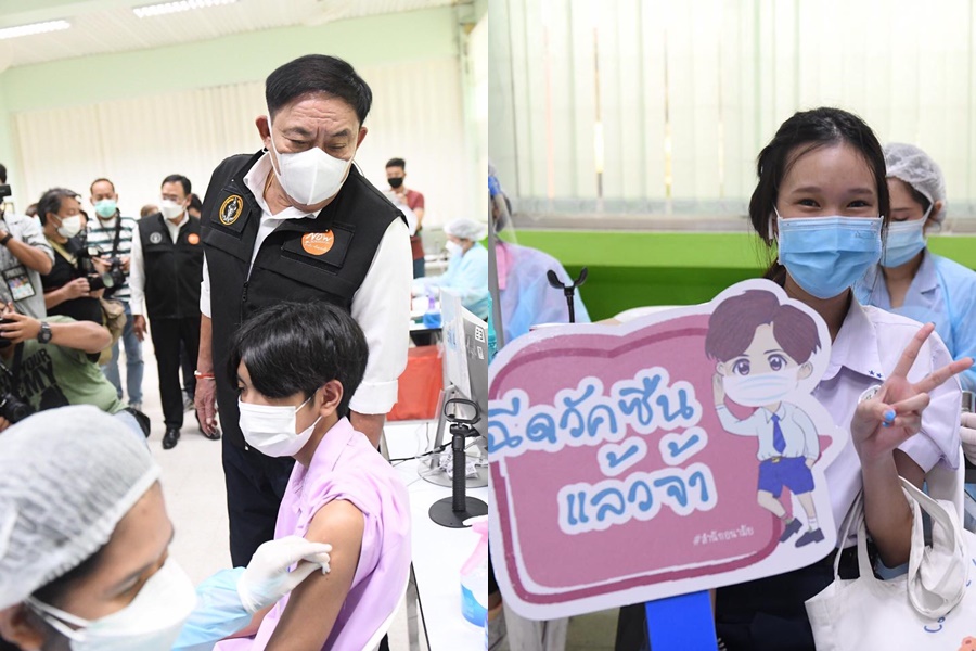 กทม. ฉีดวัคซีนโควิดให้นร.วันแรก ม.ปลาย เริ่มก่อน 3.3 หมื่นคน