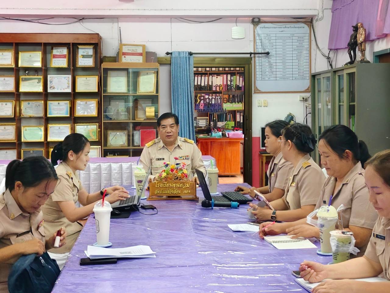 โรงเรียนขุนยวม ปรับปรุง ทบทวน หลักสูตรแกนกลาง หลักสูตรสถานศึกษาขั้นพื้นฐานพ.ศ.2551