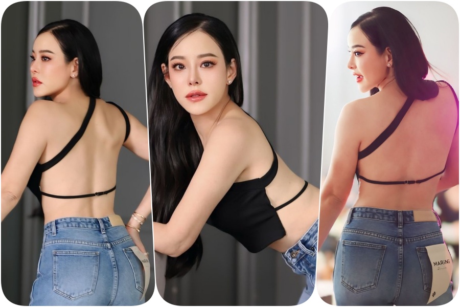 "หนิง ปณิตา" ฟาดเสื้อสะพายแล่งสีดำ อวดแผ่นหลังขาวเนียน สุดแซ่บ!