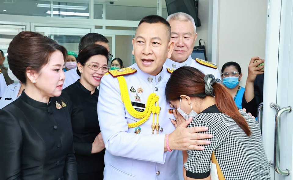 ผบ.ตร. เยี่ยมให้กำลังใจ ตชด.บาดเจ็บชายแดนไทย-กัมพูชา ย้ำดูแลเต็มที่
