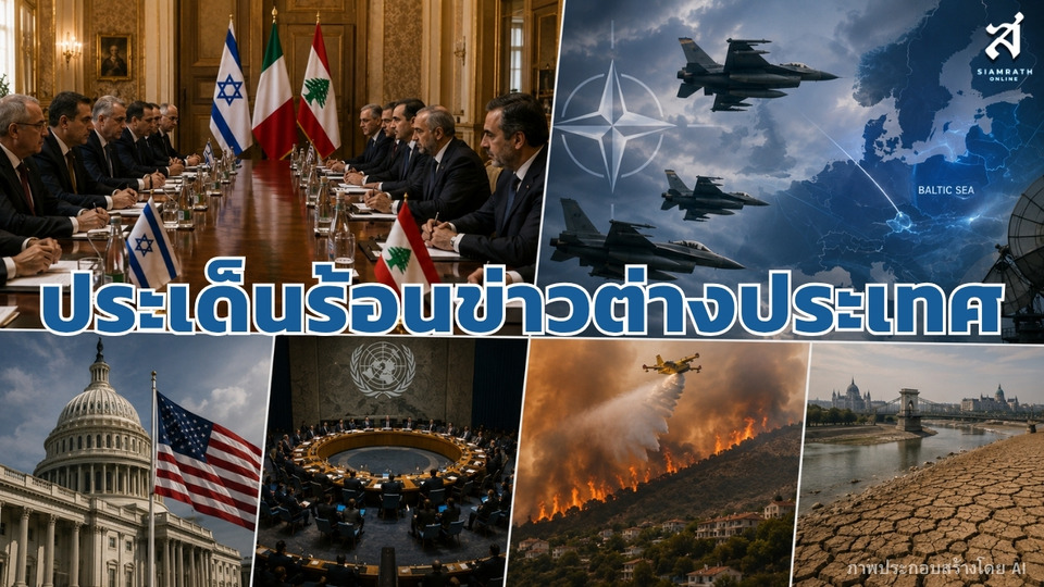 ประเด็นร้อนข่าวต่างประเทศ วันที่ 4 สิงหาคม 2569