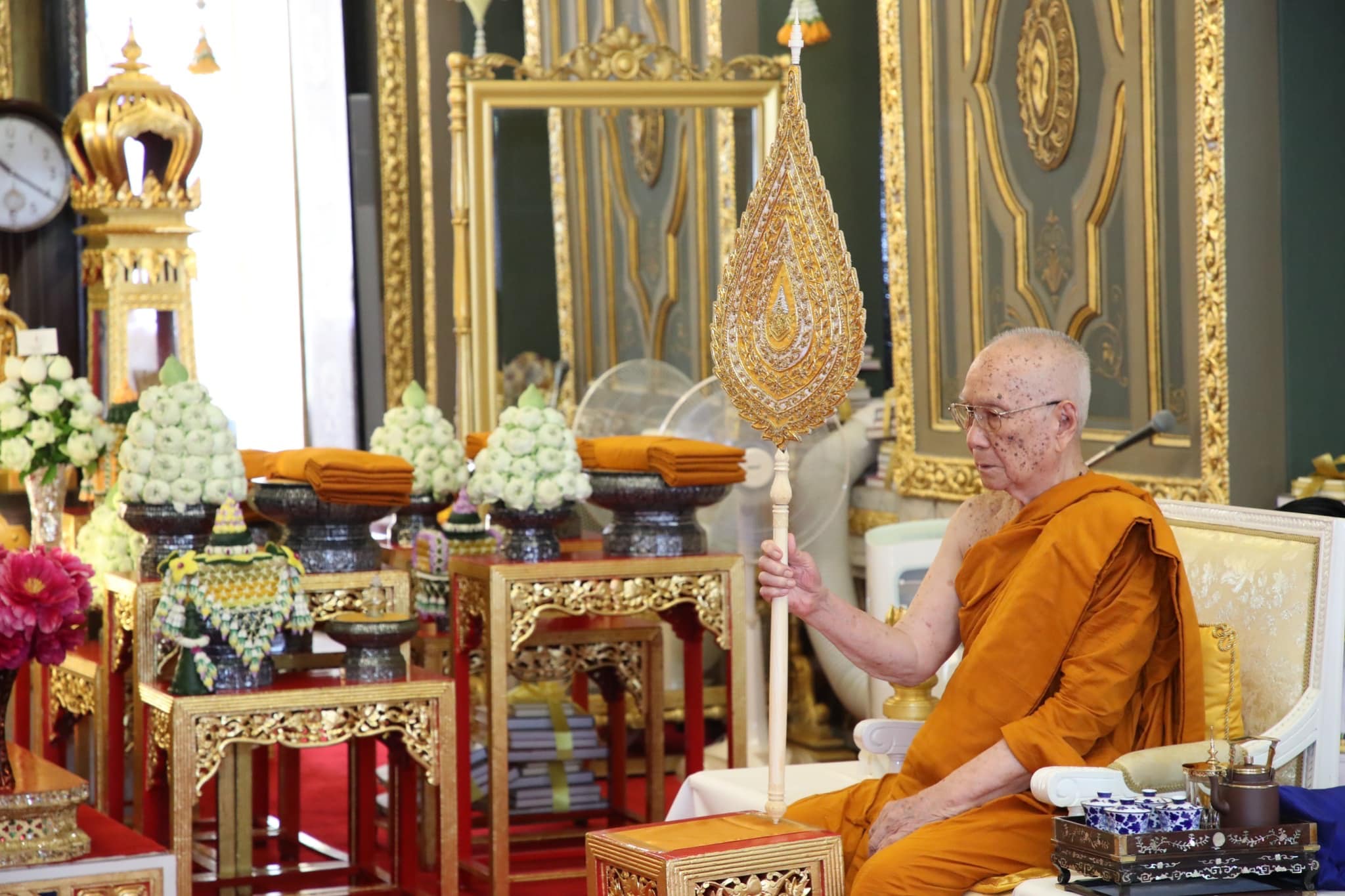 ในหลวง โปรดเกล้าฯพระราชทานบำเพ็ญพระกุศลคล้ายวันประสูติ สมเด็จพระสังฆราช