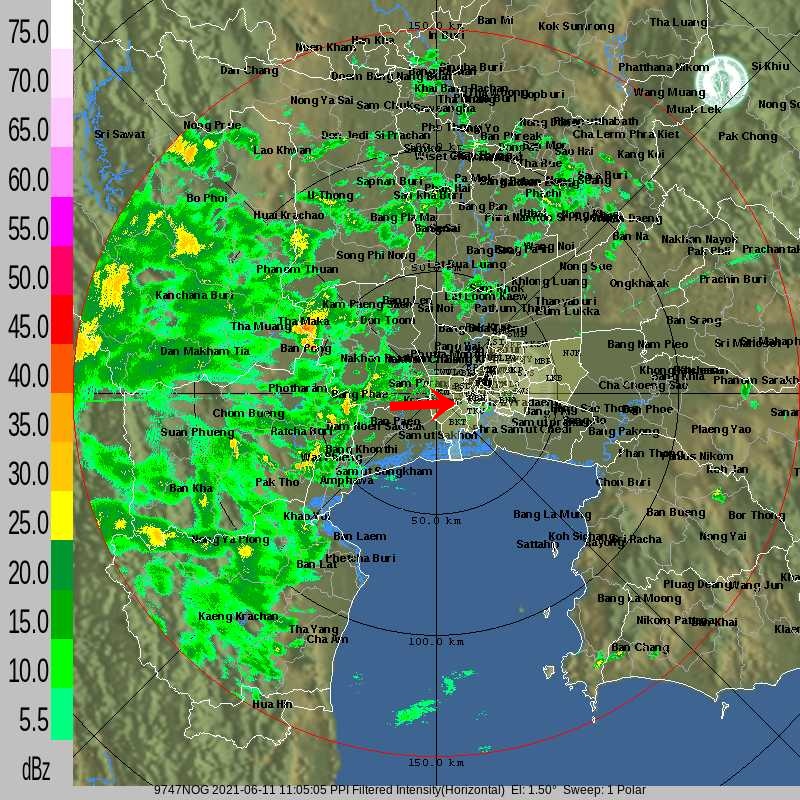 ฝนมาแล้ว! กทม.เริ่มตกเล็กน้อยบางพื้นที่