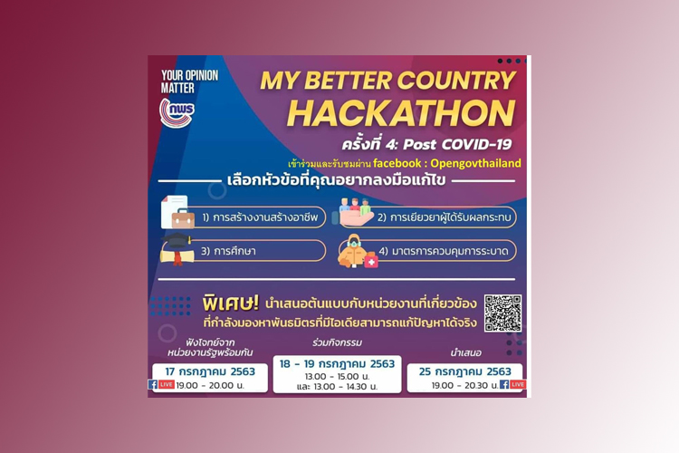 สำนักงาน ก.พ.ร. เปิดเวทีออนไลน์แชร์ไอเดียระดมความคิดของประชาชน 