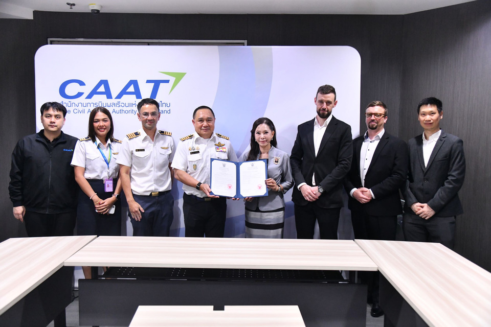 CAAT มอบใบรับรองหน่วยซ่อมอากาศยานแก่ AGAM เสริมศักยภาพอุตสาหกรรม MRO ของไทย