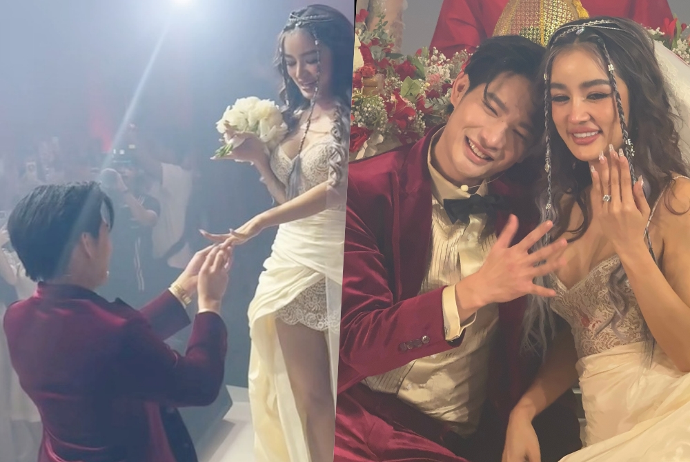 เจ้าสาวคนต่อไป!  "กระแต อาร์สยาม" น้ำตาซึม "โตชิ" แฟนหนุ่มคุกเข่าขอแต่งงาน