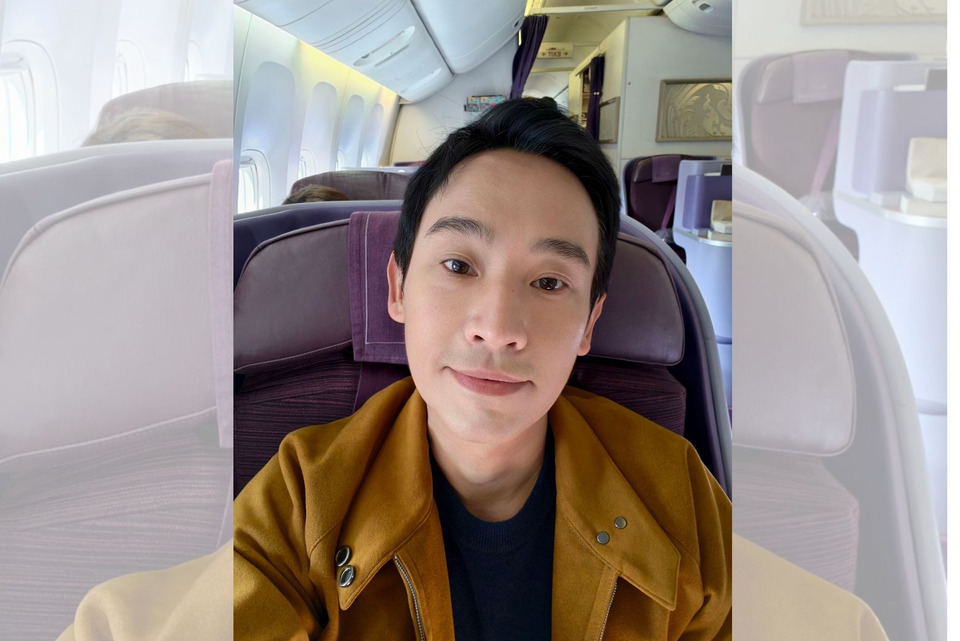 "พ่อส้ม"กลับมาแล้ว ! "พิธา" โพสต์ภาพอยู่บนเครื่อง เตรียมบินกลับมาช่วยหาเสียง 
