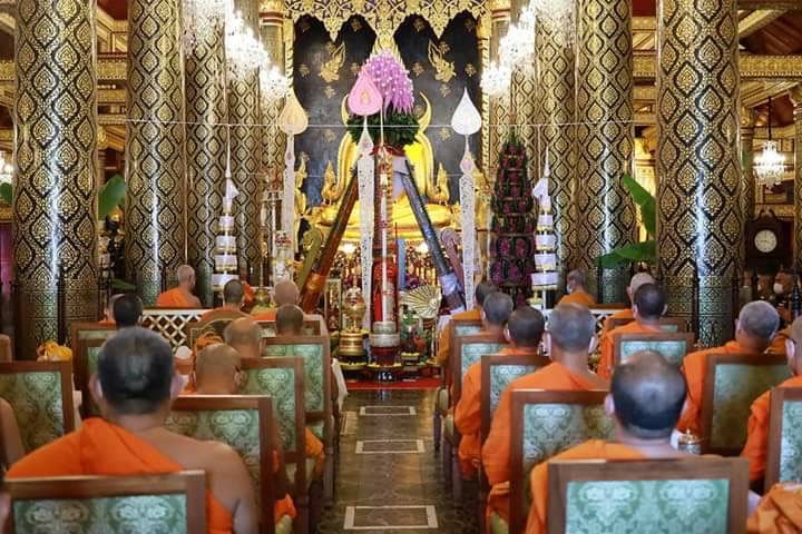 นายก อบจ.พิษณุโลก ร่วมพิธีเจริญพระพุทธมนต์ นวัคคหายุสมธัมม์ ถวายพระพรชัยมงคลแด่ สมเด็จพระนางเจ้าสุทิดา 