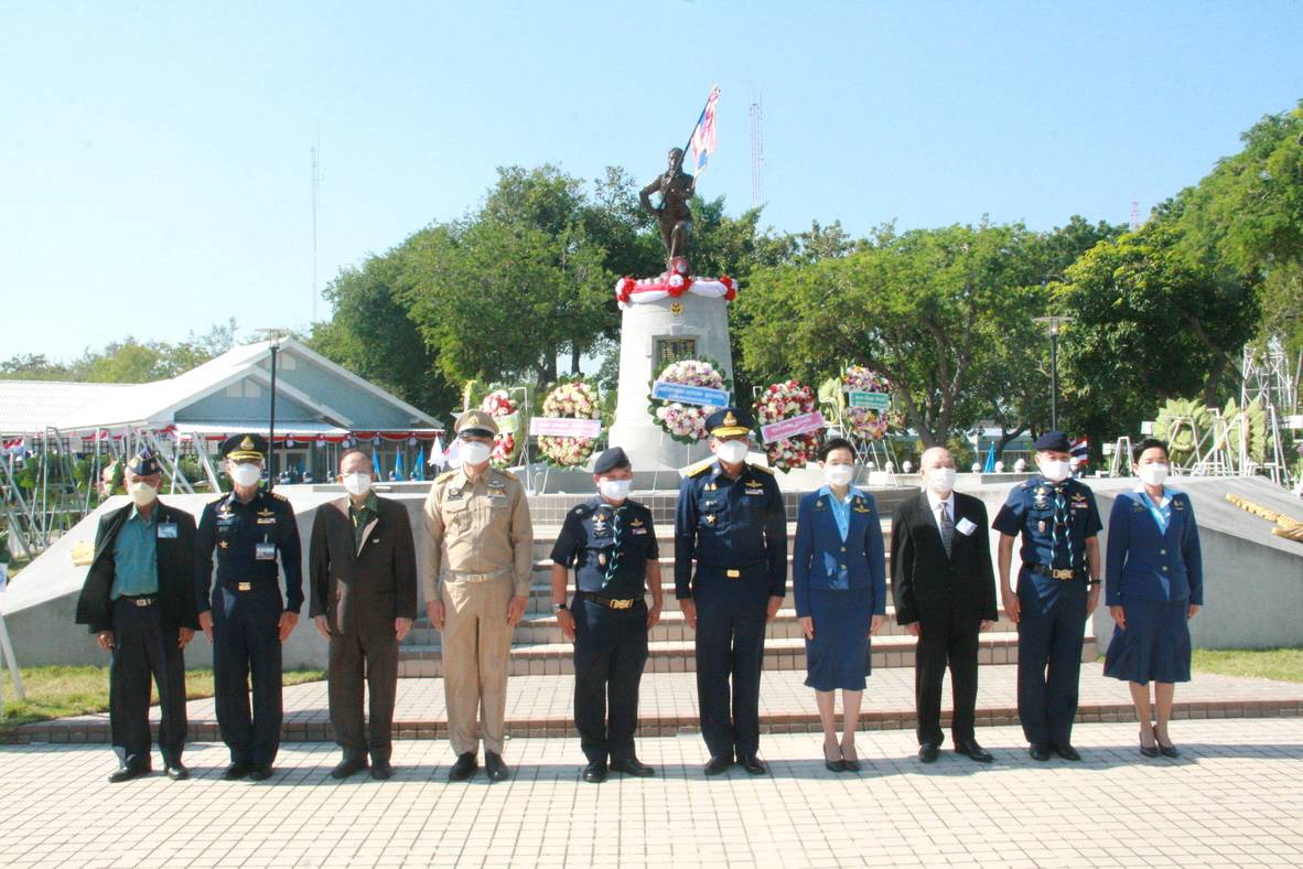 สดุดีวีรชน 8 ธันวาคม 2484 สมัยสงครามมหาเอเชียบูรพา ที่กองบิน 5 จ.ประจวบฯ  