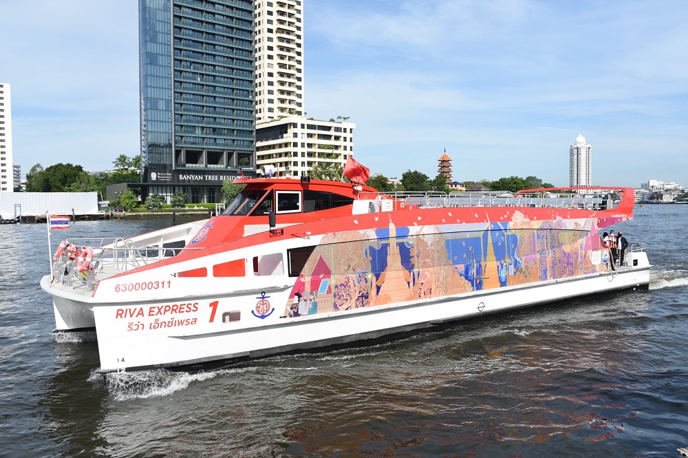 เจ้าท่าฯจับมือบ.เรือด่วนเจ้าพระยา ทดสอบเดินเรือประจำทาง "เรือด่วนเจ้าพระยาธงแดง" 