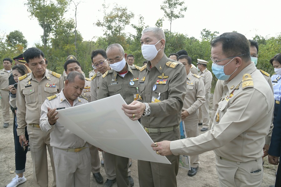 องคมนตรี ติดตามงานเขื่อนป่าสักชลสิทธิ์ จ.ลพบุรี