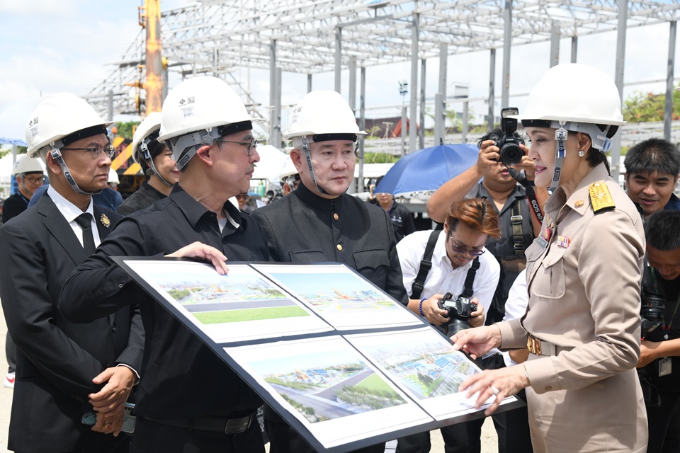 ภาพรวมดำเนินการสร้างพระเมรุมาศฯ “พระพันปีหลวง” แล้วเสร็จร้อยละ 23.65